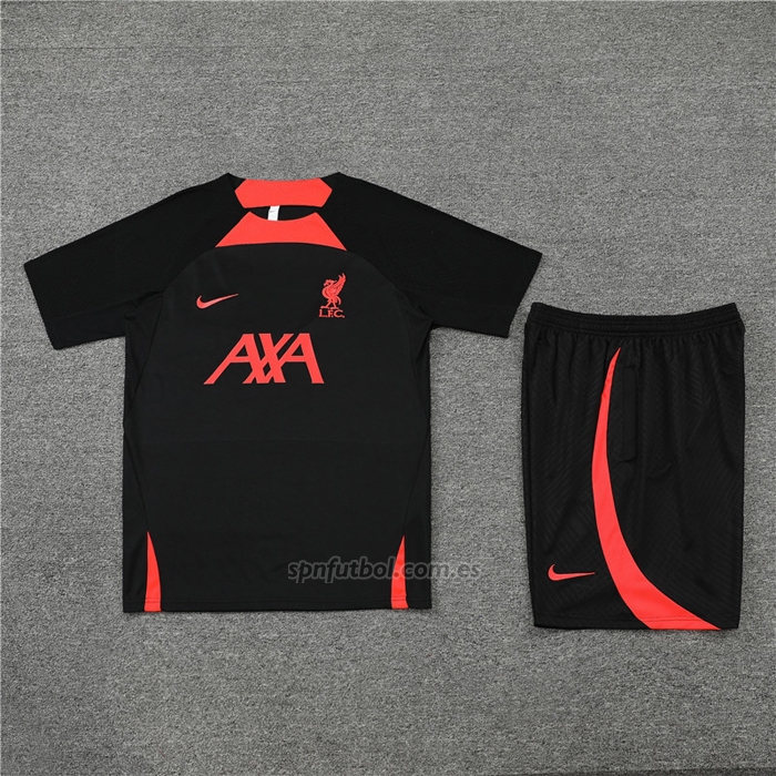 Chandal del Liverpool Manga Corta 2022-2023 Negro - Pantalon Corto